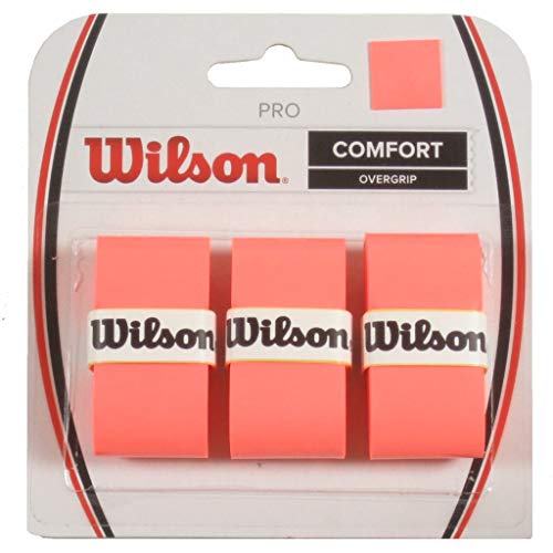 WILSON Pro Overgrip Comfort - 3 Pack (Orange) - Image 1