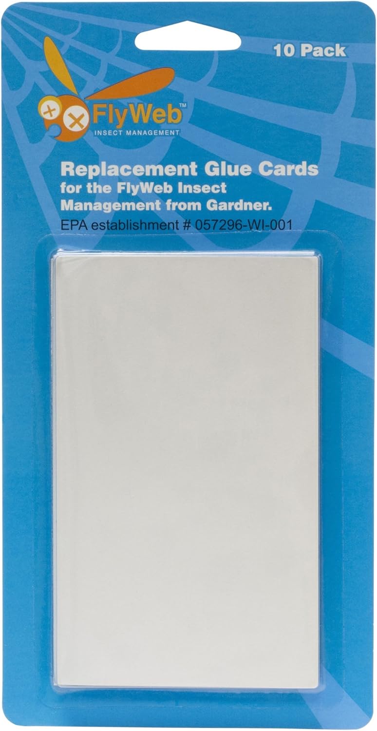 10 Fly Web Glue Boards for Fly Light