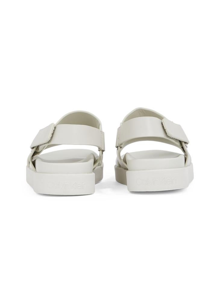 CALVIN KLEIN ADJUSTABLE LEATHER SANDALS  - Image 4
