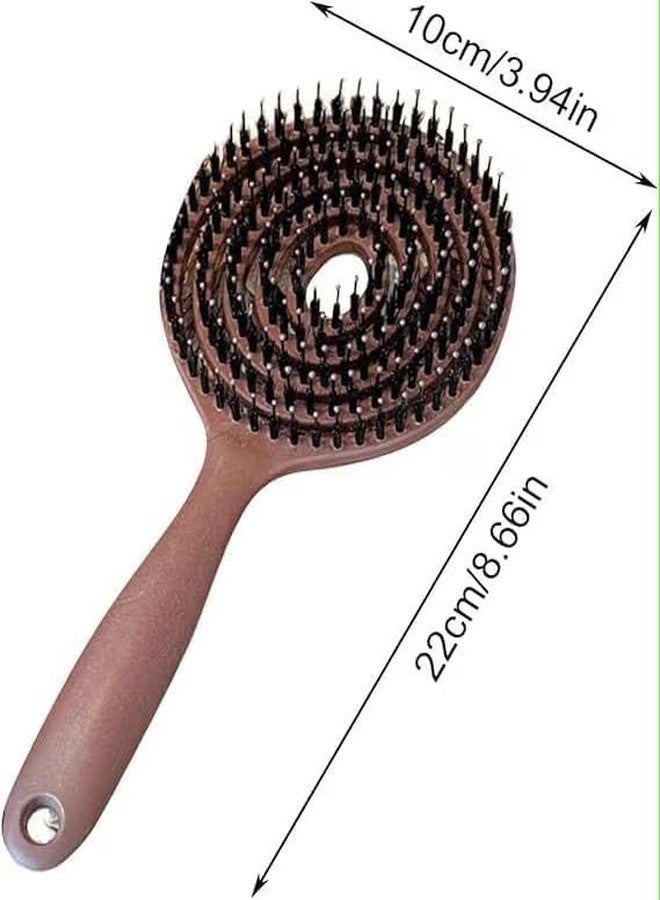 JAMBUVANTI 1Pcs, 3D Multicolor Korean Hair Comb & Brush - Detangles, Smooths, and Styles Hair - Reduces Frizz and Breakage - Safe for Curly, Wavy, or Straight Hair - Lightweight, Travel-Friendly Grooming Tool. - Image 2