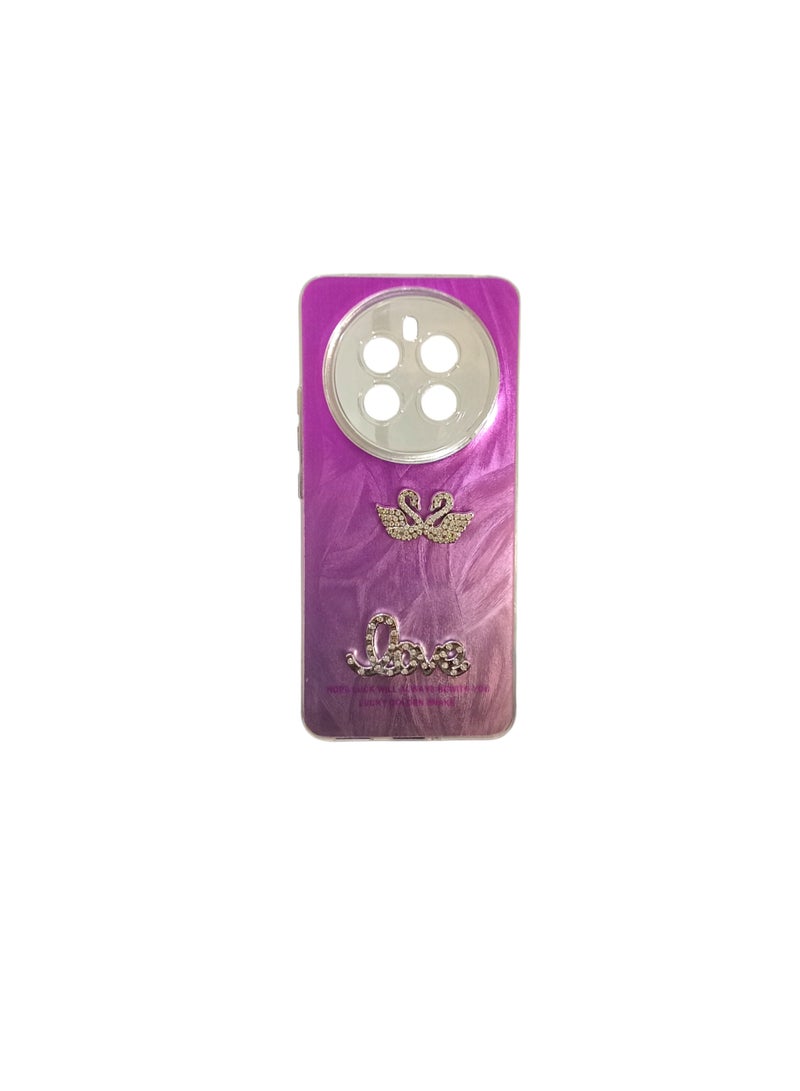 Plastic Back Cover For Realme 13 4G Multi Color - Image 1