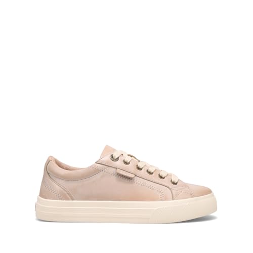 Taos Plim Soul Lux Women's Sneaker - Soft Premium Leather Lace Up Sneakers with All Day Walking Comfort and Support Oyster 8 (W) US - Image 2