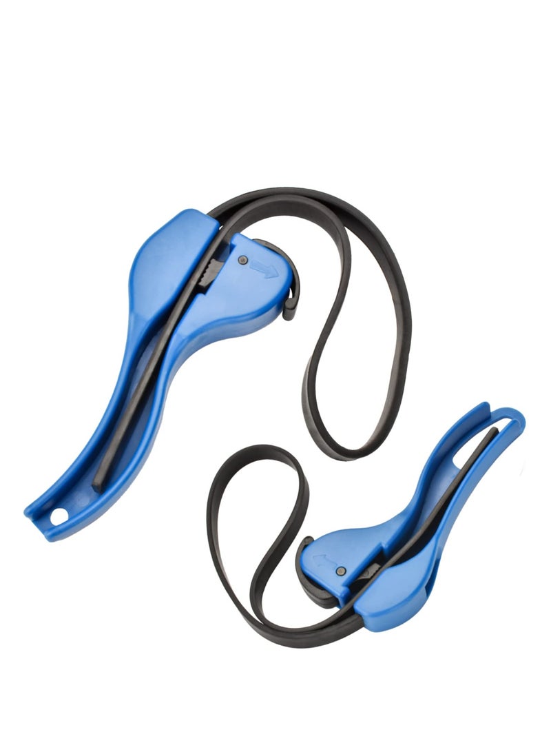 SOLARAE Strap Wrench, Plumbing Rubber Strap Wrench, Oil Filter Wrench Set, Use as Jar Opener, Pipe Wrench, Rubber Strap Wrenches Used by Mechanics, Plumbers (6 IN +8IN) (2 Pack) - Image 1