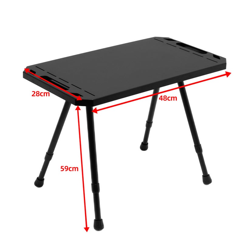 Foldable Camping Tables Aluminum Alloy Lightweight Folding Table Adjustable Height Picnic Desk - Image 2