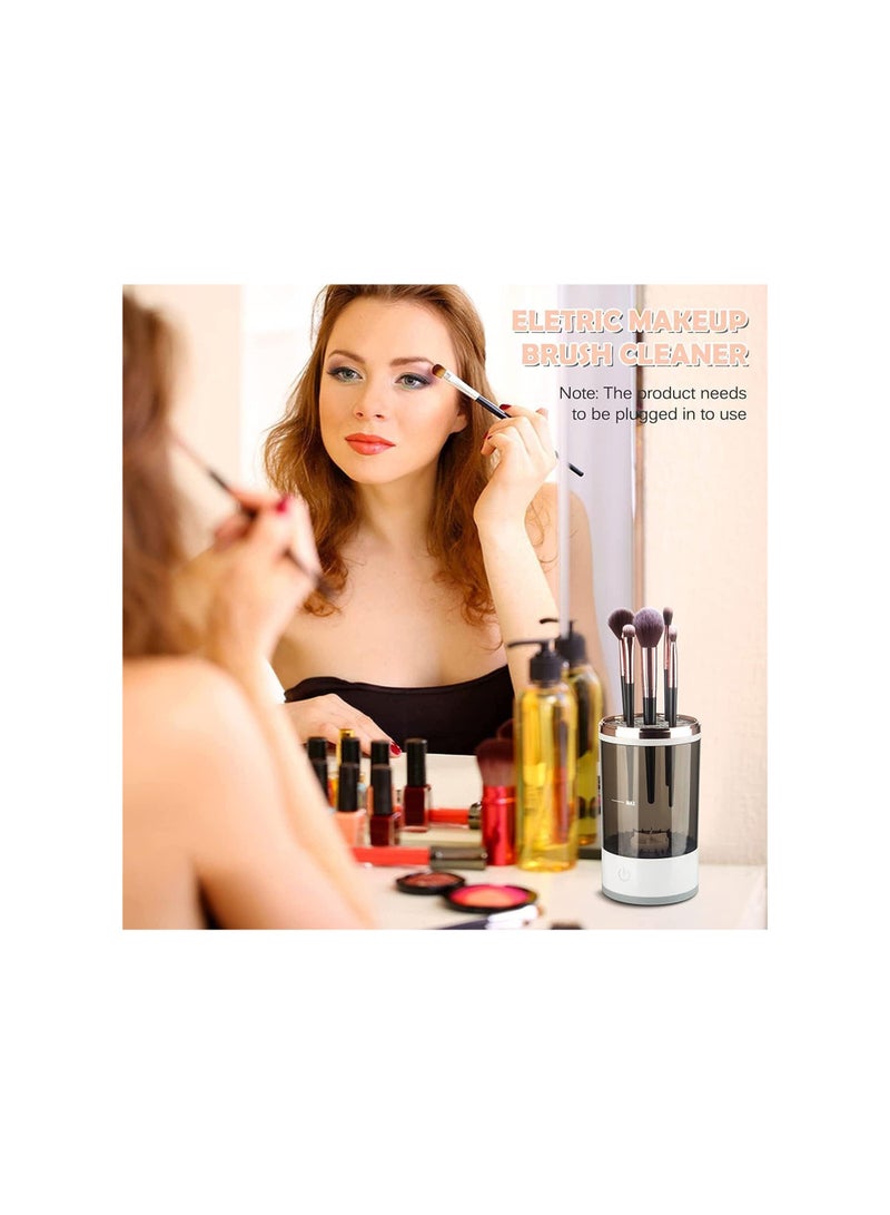 general Electric Makeup Brush Cleaner, Cosmetic Brush Cleaner, Automatic Spinning Makeup Brush Cleaner Deep Cleaning USB Powered, Brush Cleaner Fit For All Size Makeup Brush,Makeup Brush Cleaner - Image 4
