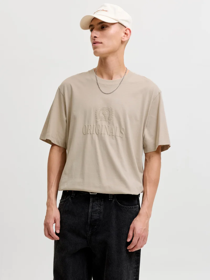 جاك اند جونز Text T-shirt