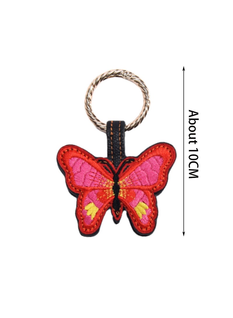 Red Butterfly Travel Magnetic Hat Clip Suitable For Hat Bag Travel Outdoor Accessories, Portable Anti-Lost Magnetic Hat Clip Multifunctional Fashion Sun Hat Clip Unisex - Image 2