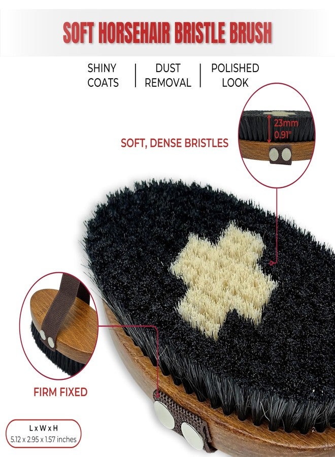 ENUKYCOM Wooden Pet Grooming Kit for Short-Haired & Double-Coated Dogs Cats Horses- Includes Bristle Brush, Massage Brushes & Deshedding Tools -Dog Brush for Shedding - Best Deshedding Comb - Idea Gift - Image 4