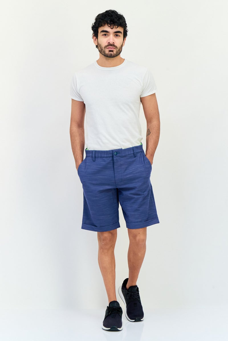Adidas Men Sportswear Fit Outdoor Shorts, Teal Green - Image 4