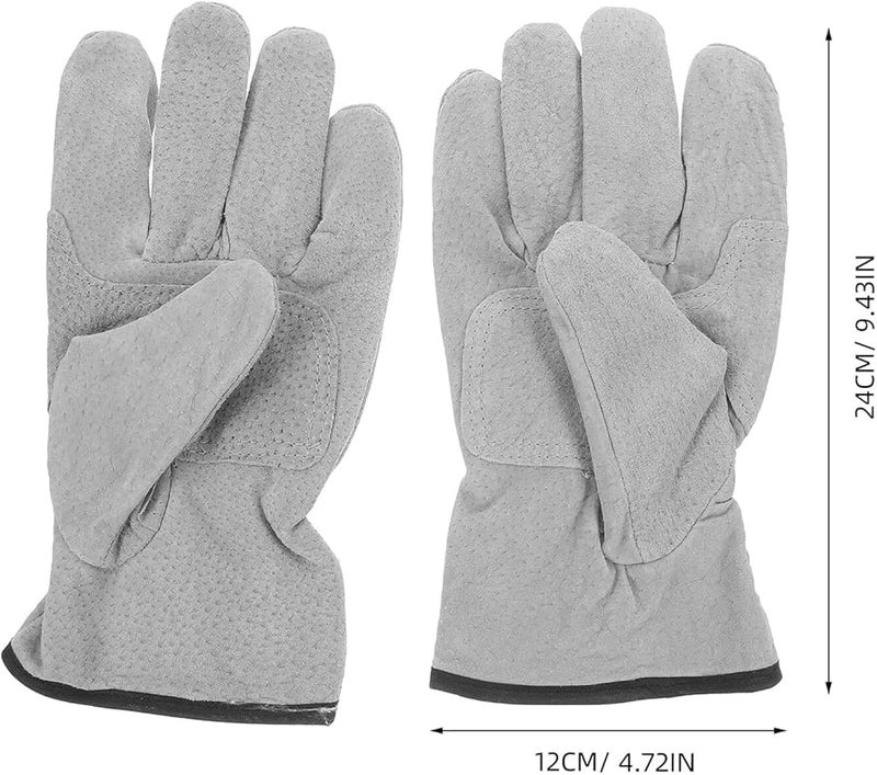 Kisangel Heat Resistant Welding Gloves Reinforced Palm Abrasion Protection Flexible Dexterity - Image 3