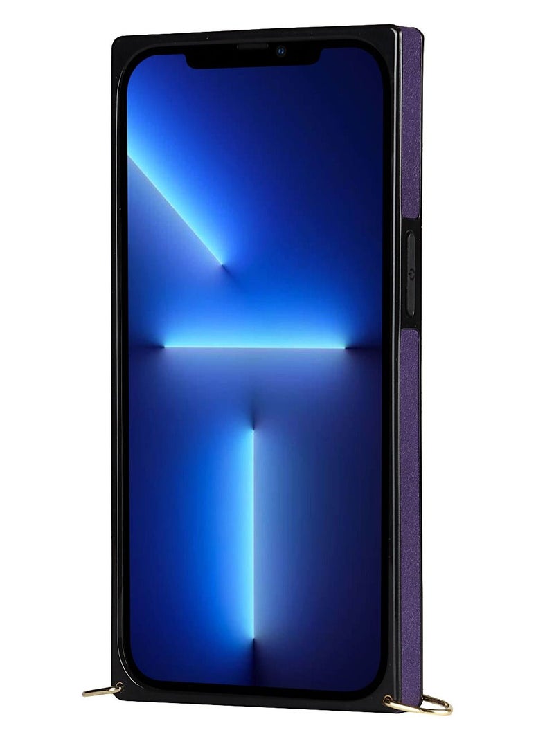 Suteni Leather Protective Back Cover Case Phone Case for iPhone - Image 2