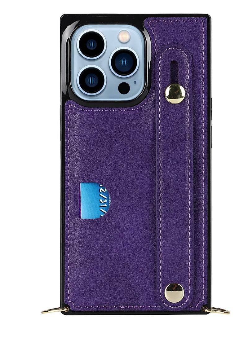 Suteni Leather Protective Back Cover Case Phone Case for iPhone - Image 1