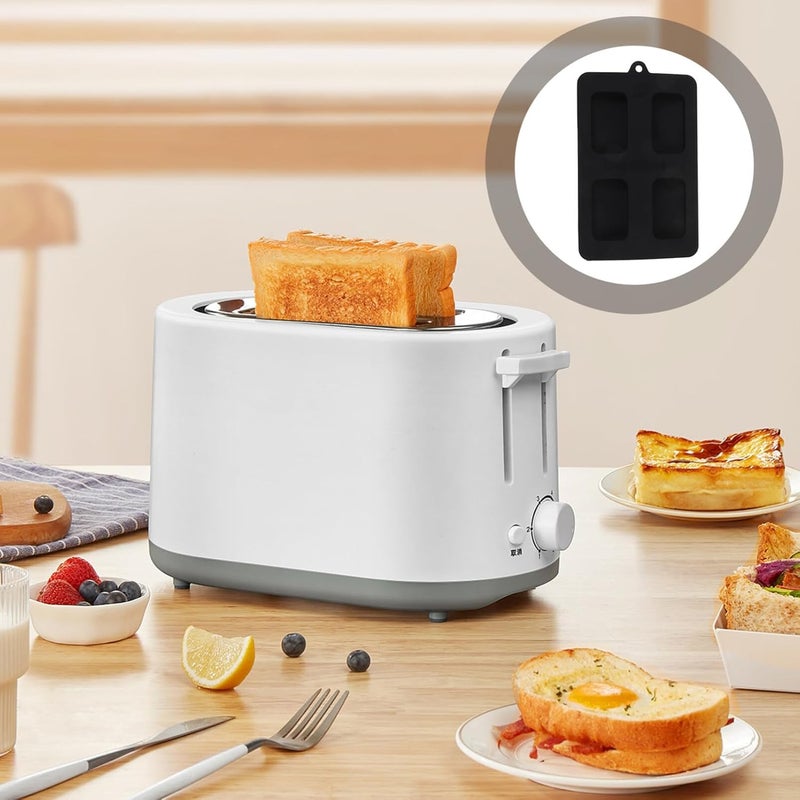 Luckam 2Pcs Silicone Toaster Lid, Toaster Dirt Cover Toaster Appliance Top Cover, Toaster Protector Bread Maker Cover for Bread Machine, Sandwich Machine Part Accessories (Black) - Image 3