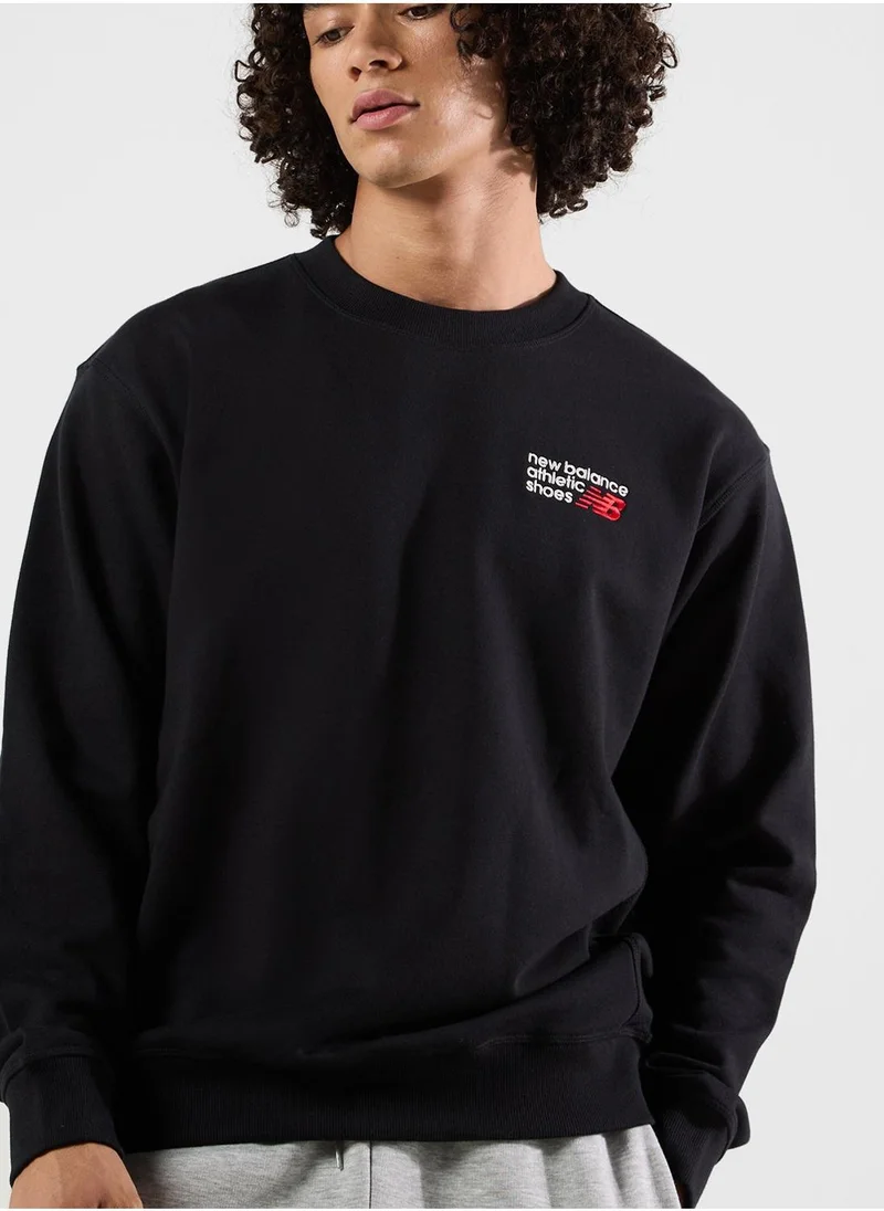 New Balance Athletics Relaxed Premium Logo Hoodie