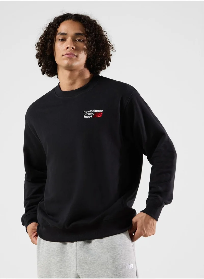 New Balance  Athletics Relaxed Premium Logo Hoodie for Men | Best Price UAE
