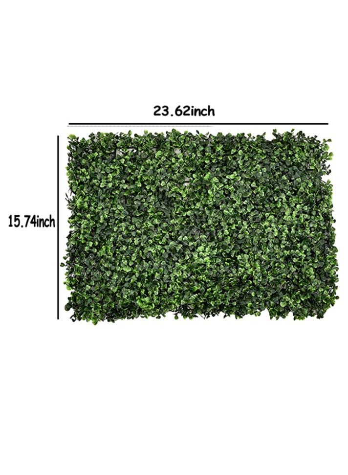 𝐅𝐅𝐃 Artificial Eucalyptus Leaves Wall Panels – Faux Privacy Hedge Mat with UV Protection, Realistic Greenery for Indoor & Outdoor Decor, Garden Tile Wall Grass Screen, Easy-to-Install & Durable - Image 2
