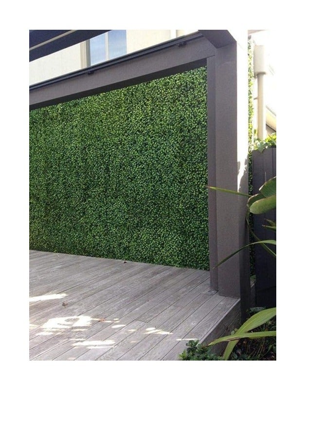 𝐅𝐅𝐃 Artificial Eucalyptus Leaves Wall Panels – Faux Privacy Hedge Mat with UV Protection, Realistic Greenery for Indoor & Outdoor Decor, Garden Tile Wall Grass Screen, Easy-to-Install & Durable - Image 4