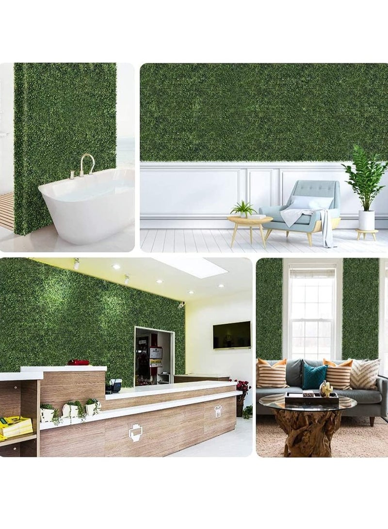 𝐅𝐅𝐃 Artificial Eucalyptus Leaves Wall Panels – Faux Privacy Hedge Mat with UV Protection, Realistic Greenery for Indoor & Outdoor Decor, Garden Tile Wall Grass Screen, Easy-to-Install & Durable - Image 5