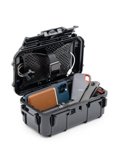 EVERGREEN 57 Waterproof Dry Box Protective Case - Travel Safe/Mil Spec/USA Made - for Cameras, Phones, Ammo Can, Camping, Hiking, Boating, Water Sports, Knives, & Survival (Black)  - Image 1