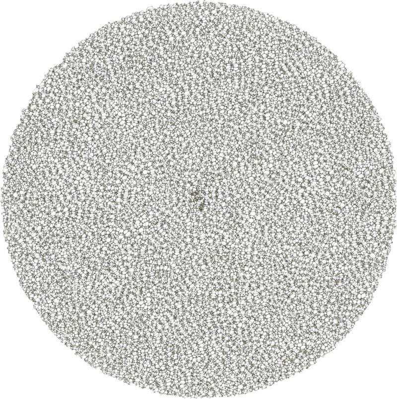 ProTeam 510184 Foam Media Replacement Filter For Dome Filter Sold Separately Foam Vacuum Filter  Black  5625 in - Image 1