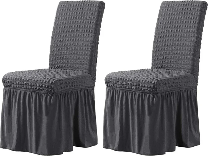 الجيار Bürümcük Chair Cover, Chair Cover with Skirt, Elastic, Standard Bürümcük Chair Cover