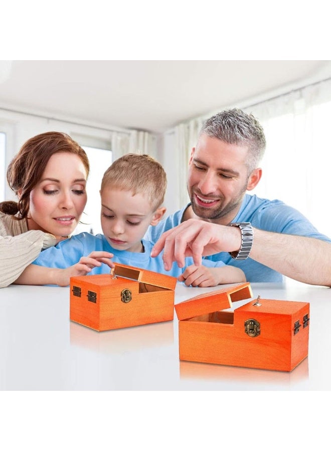 Calary Calary Useless Box Turns Itself Off in Box Alone Machine Fully Assembled in Box (Brown)  - Image 1