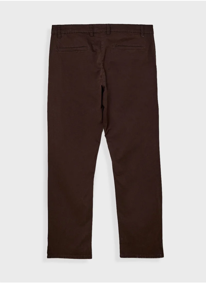 Robert Wood Straight Fit Chino Pants