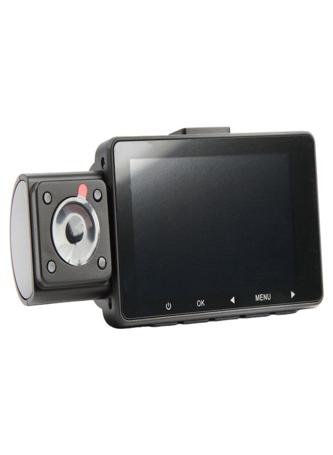 USARemote 3Channel Dash Cam WDR 1440P+1080P Front and Rear Inside 3 Inch Screen, G Sensor Motion Detection and Loop Recording, Reverse Car Camera Dashcam, GPS Suction Mount, USB Type C for Cars - Image 3