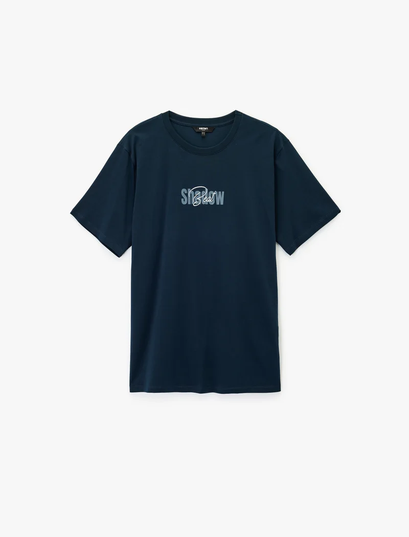 كوتون Crew Neck T-Shirt
