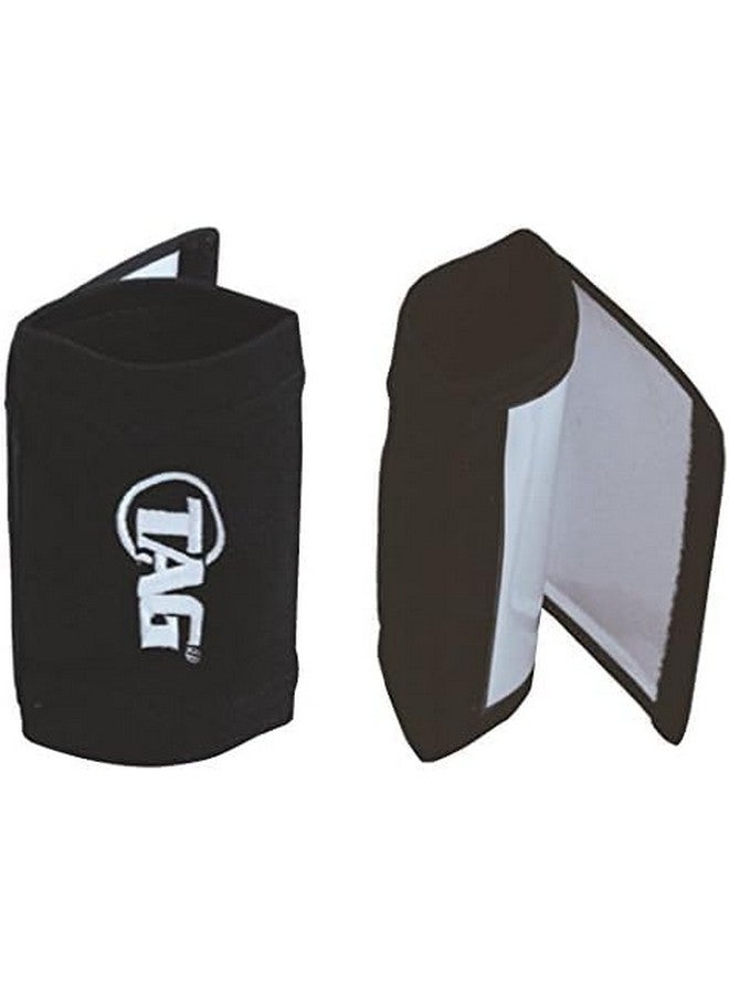 tag Quarterback Wrist Band (Triple Window) Adult Black - Image 2