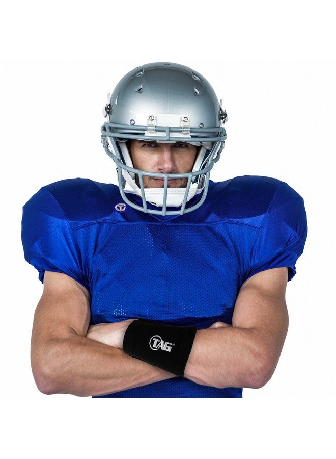 tag Quarterback Wrist Band (Triple Window) Adult Black - Image 5