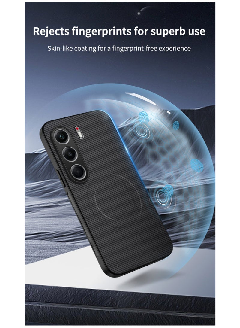general for infinix NOTE 50 pro Case Fit for Magsafe, Carbon Fiber & Flexible Silicone Bumper Cover Rugged Lightweight Slim Fit Grip Shockproof Protection - Image 4