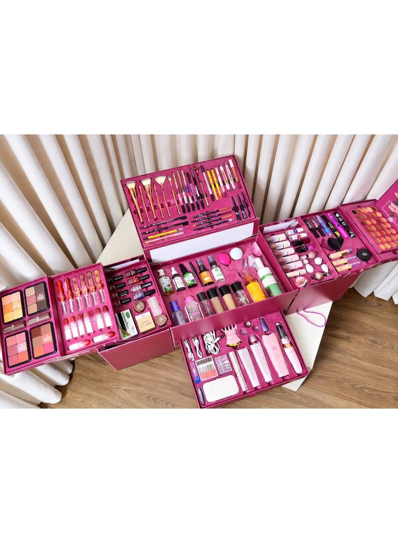 MODA Dream box 140 pieces from Moda Beauty, a luxurious complete makeup kit in a multi-layer box - Image 1