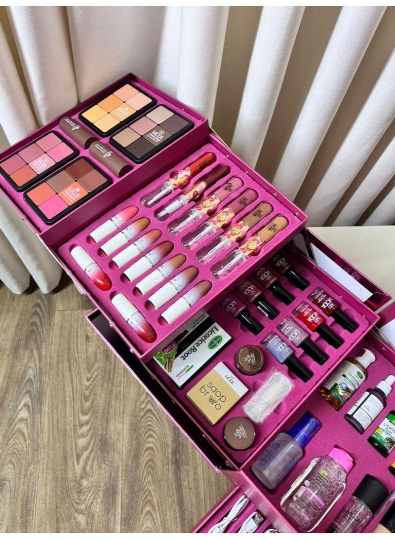 MODA Dream box 140 pieces from Moda Beauty, a luxurious complete makeup kit in a multi-layer box - Image 4