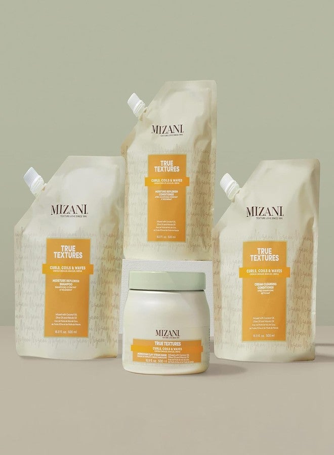 Mizani True Textures Moisture Replenish Shampoo - Smooths & Hydrates, With Coconut Oil, Sulfate & Paraben-Free, for Natural Curly Hair, 16.9 Fl Oz - Image 5