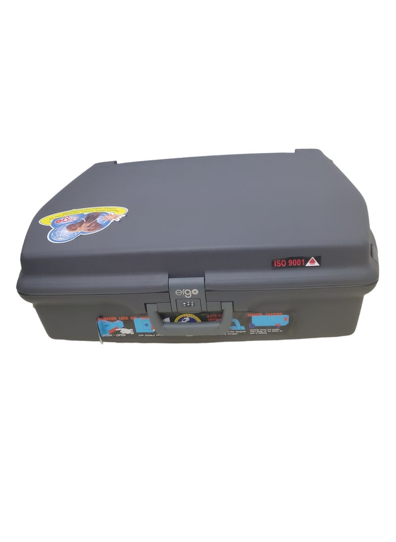 ERGO - Hard Case Travel Luggage Long Lasting Strong Body with 3 Locks - Image 1