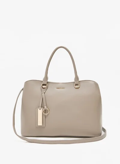 فلورا بيلا من شو إكسبرس Women Solid Tote Bag with Double Handle and Zip Closure
