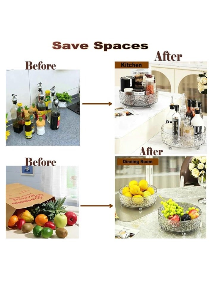 سبيس شوب منظم مكياج دوار 360 درجة متعدد الاستخدامات - Image 4