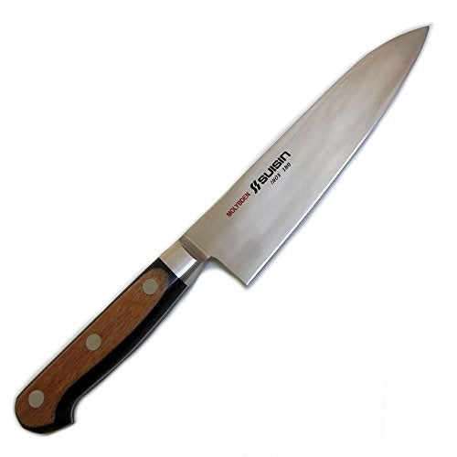 Houcho.com Suisin Inox Western-Style Knife Series, Genuine Sakai-Manufactured, Inox Steel 7.1” (180mm) Santoku/Gyuto Knife - Image 5
