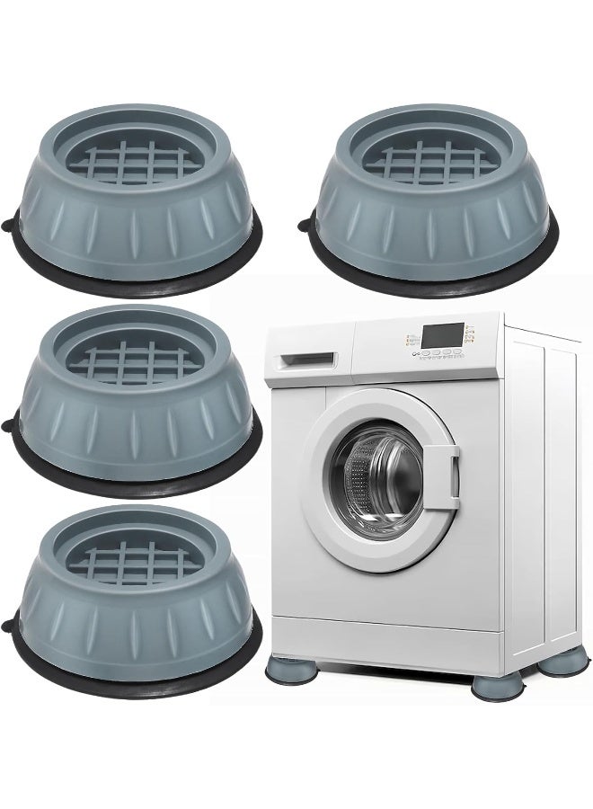 MOMENT 4Pcs Washing Machine Foot Pads, Shock And Noise Cancelling Washing Machine Support, Washing Machine Anti Vibration Pads, Washing Machine Stabilizer For All Washing Machine  - Image 1