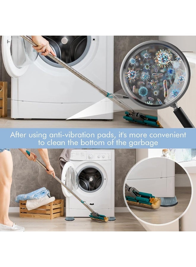 MOMENT 4Pcs Washing Machine Foot Pads, Shock And Noise Cancelling Washing Machine Support, Washing Machine Anti Vibration Pads, Washing Machine Stabilizer For All Washing Machine  - Image 3