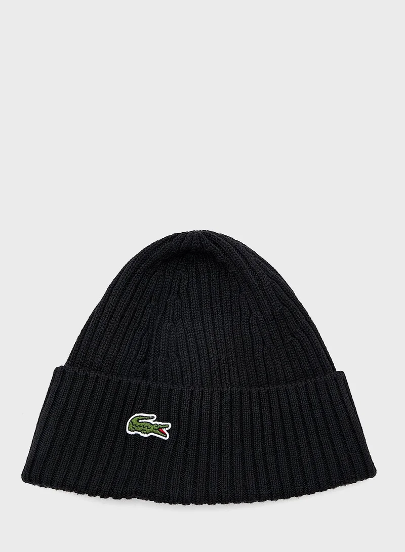 LACOSTE Logo Beanie Cap