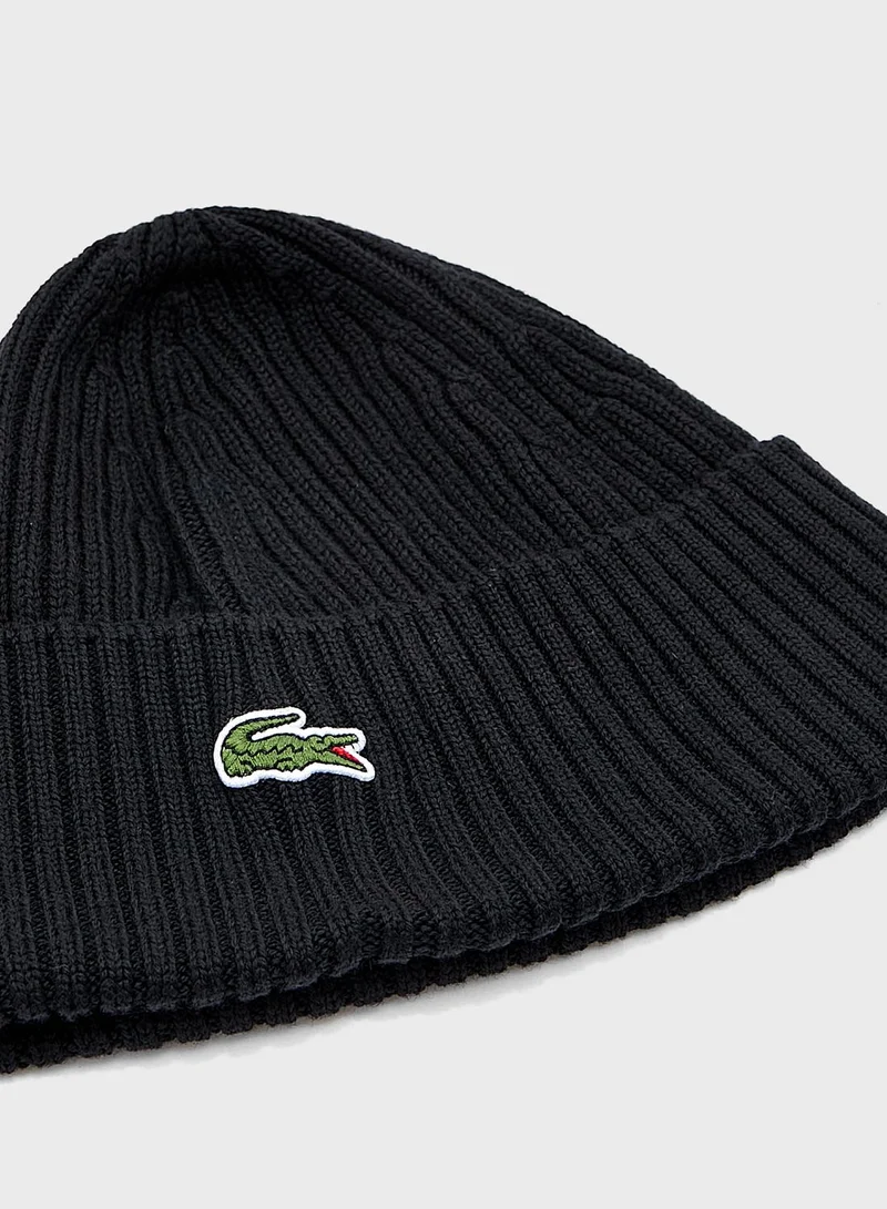LACOSTE Logo Beanie Cap