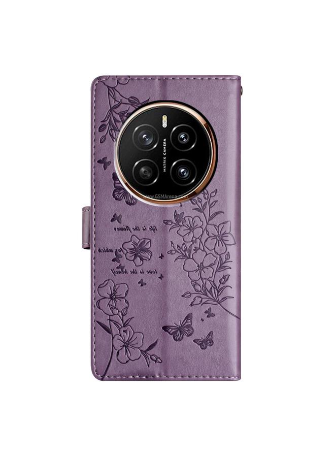 Zaboon Case For Honor Magic7 Pro Butterflies And Flowers Leather Phone Case - Image 4