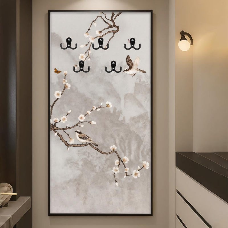 ماركتنا لوحة ديكور جدارية قماشية مع علاقات لتعليق الملابس - Image 1