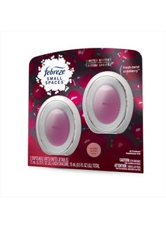 febreze Small Spaces, Fresh - Twist Cranberry, 2 count  - Image 3