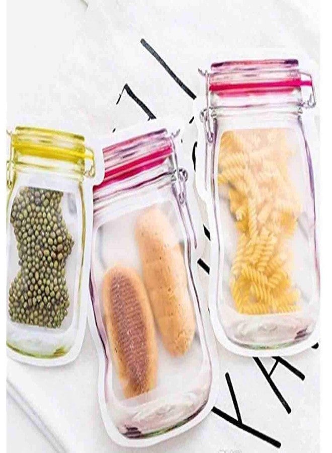 Heeva Creation Zipper Bags, Reusable Airtight Seal Food Storage Bags, Multi-Size Leak-Proof Saver Bags for Travel and Kids (3 pc) (1000ml *3)) - Image 5