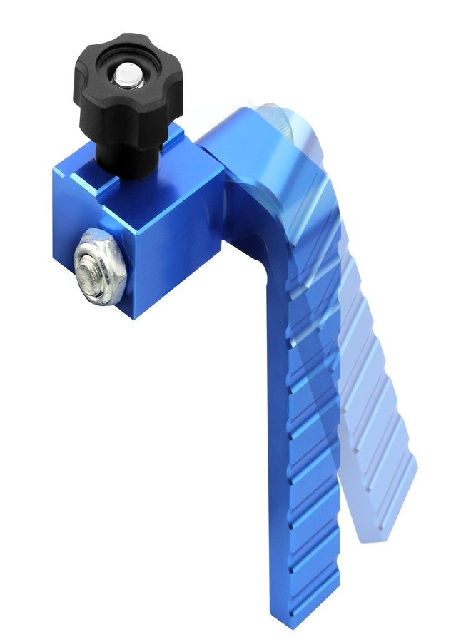 Binazon t track stop block 3-Inch Fence Flip Stop for Woodworking, Blue 2Pack - Image 3