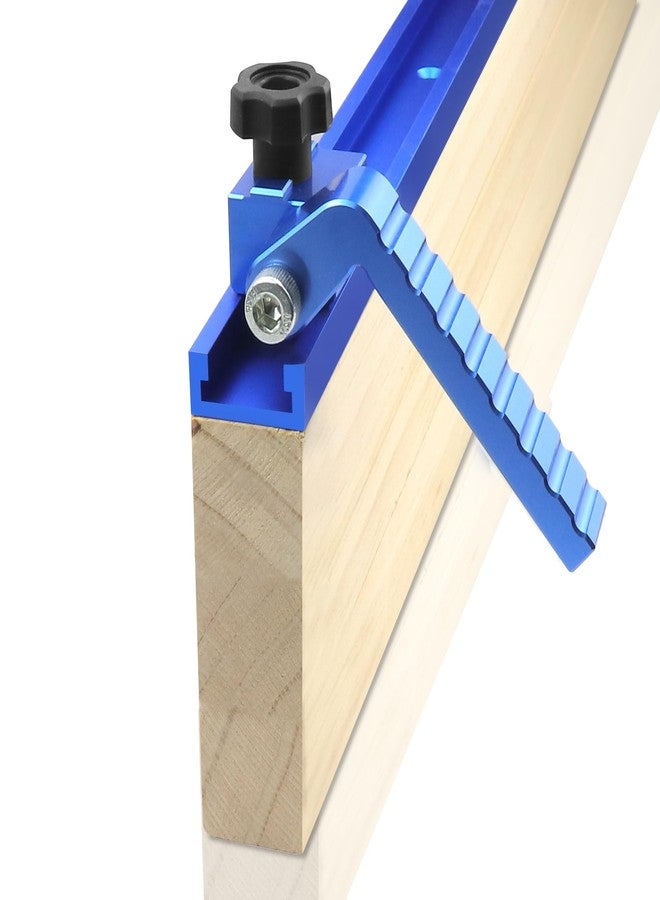 Binazon t track stop block 3-Inch Fence Flip Stop for Woodworking, Blue 2Pack - Image 2