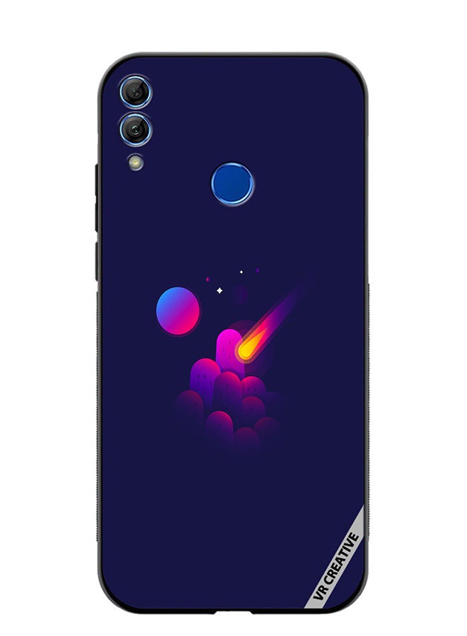 Protective Case Cover For Honor 10 Lite Space Minimalist Design Multicolour